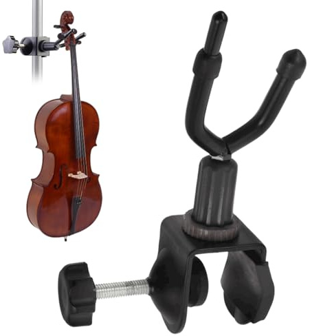 FmtwPhn Soporte para violín, soporte universal para violines y violas, accesorios para instrumentos musicales para actuaciones, aulas, dormitorios, profesores, aficionados,