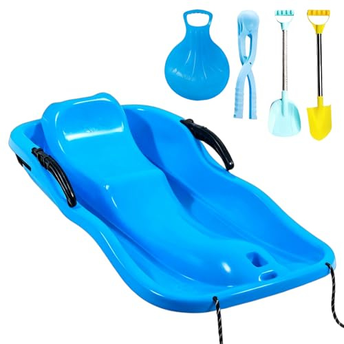 Luge à Neige, équipement de Luge à Grande Vitesse, Luge à Neige Robuste, pour Parc, Montagne, Sable, Hommes, Filles, Jeunes