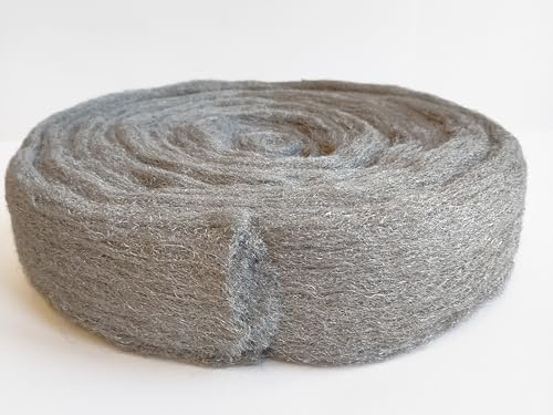 Lana acciao fine -1 kg - Stop roditori – Barriera Contro Topi Ratti e Insetti – Acciaio Resistente – Ideale per Interni Esterni -Ideale per restauri-Ottima per lucidare