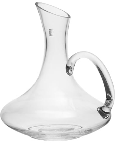 Lurrose Decantador de Vino Tinto de 1500 Ml con Asa de Material Sintético, Fácil de Limpiar, Vertedor de Licor Adecuado para Servir en Cenas y Reuniones