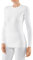 FALKE Damen Baselayer-Shirt Maximum Warm Round Neck W L/s Sh Funktionsmaterial schnelltrocknend 1 Stück, Weiß White 2860, S