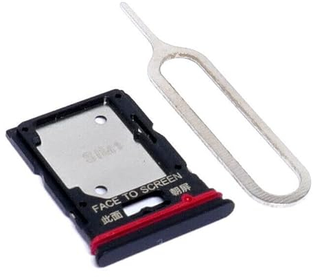handywest Kompatibel für Xiaomi Redmi Note 11 Pro/Note 11 Pro 5G SIM Karten Halterung Simkarte Hlater SIM-Fach SD Memory Slot Tray SIM Card Nano Schlitten einschubfach inkl Nadel Öffner Schwarz