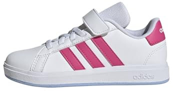 adidas Grand Court 2.0 Shoes Children, Zapatillas Unisex niños, FTWR White Pulse Magenta Glow Blue, 30 EU