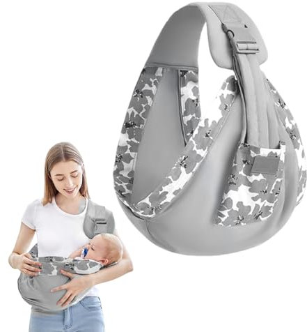 LURNODY Bärsele sidomål andningsbar, höftbärande barnbärare sidobär, småbarn på sidan med axelrem, bärsele på sidan för 0 till 36 månader