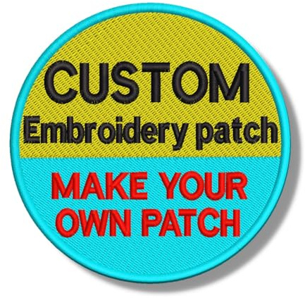 Patchs brodés personnalisés, Patch logo image personnalisée, Patchs brodés personnalisés à repasser, coudre sur le patch nominatif, créer votre propre patch brodé, patchs à crochet et boucle