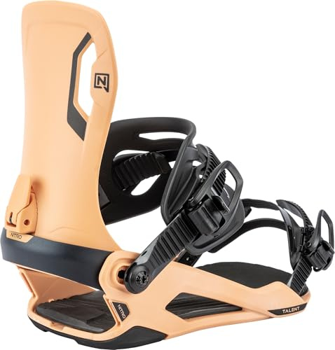 Nitro Talent Bindung, Attacco per Snowboard Unisex Adulto, Corallo, L