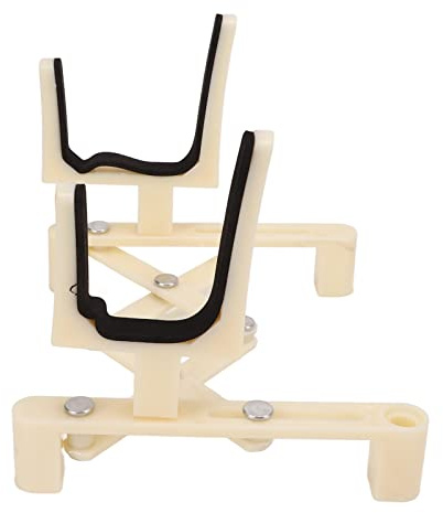 Xiuganpo Stabilt Hopfällbart Violinställ för Enkel Förvaring och Bärande, Lättviktsställ för Fioler och Ukulele i Alla Storlekar, Säkra och Ofarliga Tillbehör (Beige)