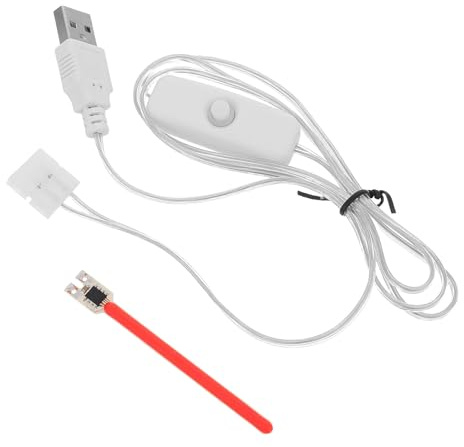 OFFIGAM Dc Led-filamentlampa Flexibel Ljuskälla med Usb-kabel Jämn Belysning för Trädgårdsbelysning och Små Utrymmen Uppgradering av Filamentmodul