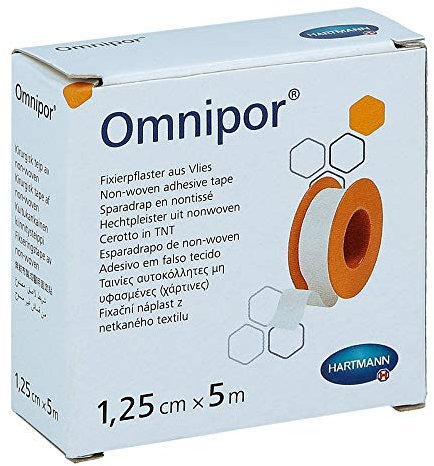 OMNIPOR Fixierpflaster Vlies 1,25 cmx5 m 1 St