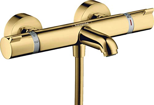 hansgrohe Ecostat Comfort Mitigeur Thermostatique bain/douche, aspect doré poli, 13114990