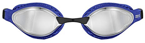 ARENA Airspeed Mirror Anti Beschlag Unisex Wettkampf Schwimmbrille für Erwachsene, Schwimmbrille mit Breiten Gläsern, UV-Schutz, 3 Austauschbaren Nasenstegen, Air-Seals Dichtungen