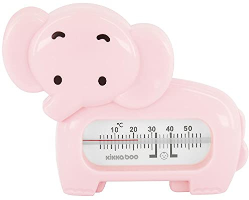 Kikka Boo Termómetro de baño Elefante Rosa - Termómetros de baño