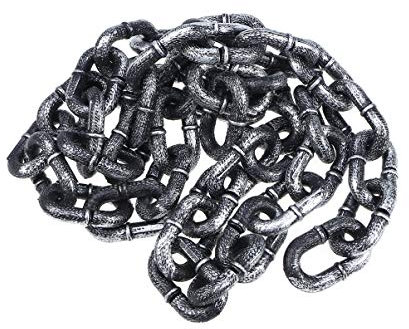 TOYANDONA Mordisco En Cadena Apoyo De Cadenas De Halloween Cadena para Halloween Cadenas Falsas Disfraz De Enlace Cadenas De Plastico Halloween Gran Cadena Falsa Constituir Barrera Perder