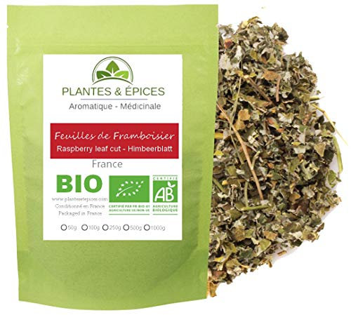 Plantes & Epices - Feuilles de Framboisier 100g, idéal en Infusion, Thé et Tisane 100% naturelles (100g)