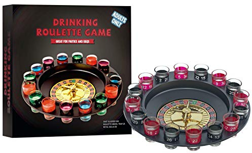 Whitehouse Leisure Drinking Roulette Game Great Party & BBQ Games With 16 Shot Glasses Over 18's