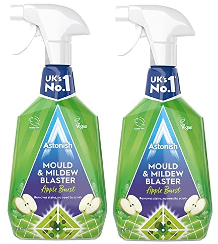 Astonish Removedor de moho y hongos, 2 x 750 ml, vegano y libre de crueldad, paquete de 2