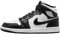 Nike Air Jordan 1 Mid für Herren, Weiss/opulenter Garten, 44.5 EU