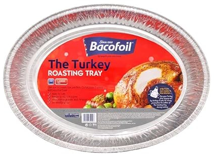 Large Turkey Roasting Tray Suitable for Cooking Turkey Roasting 44.4cm x 32.5cm x 7.5cm