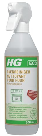 HG ECO Limpiador de hornos y desengrasante, Limpiador de hornos eléctrico, Parrilla y Barbacoa, Limpiador de hornos eléctrico, Parrilla y Barbacoa, Productos de limpieza para cocina - 500 ml