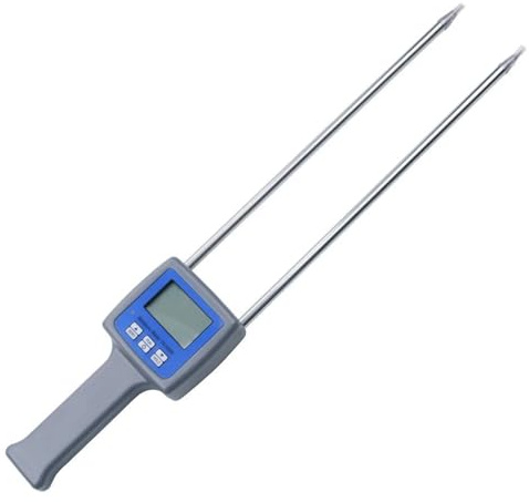 Hygrometers Professional Wood Sawdust Powder Hay Bale Peat Moisture Meter Tester Digital LCD Humidity Moisture Analyzer