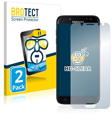 BROTECT (2 Stück Schutzfolie für Samsung Galaxy J5 / J5 Pro (2017) Displayschutz Folie Made in Germany, Ultra-Klar