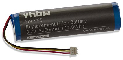 vhbw 1x Akku kompatibel mit Tomtom Go 600, 510, 710, 700, Classic, 910, 300, 500, 400 GPS Navigation Navi (3000 mAh, 3,7 V, Li-Ion)