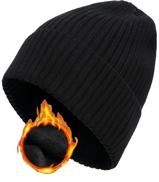 Gfamous mössa dam gjord av kashmir blandning, vintermössa, dam beanie-mössa, herr finstickad mössa, mössa herr dam vintermössa, mössa dam och flickor för dam herr, svart