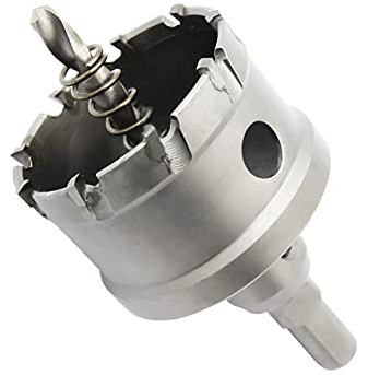 Sega a tazza da 48 mm,punta in metallo duro,sega a tazza LAIWEI per praticare fori in acciaio inox,metallo,ghisa, rame,ecc.