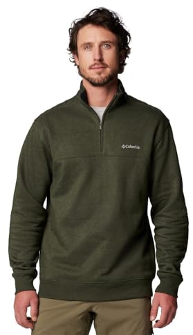 Columbia Men's Hart Mountain II Half Zip, Greenscape Heather, X-Large