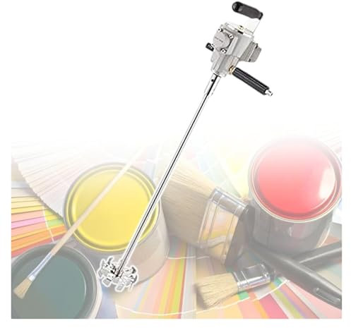 Mezclador neumático de tambor, con orificio de escape silenciador, herramienta de mezcla de pintura portátil de 20 l, for mezclar pintura, mezclar tintes y mezclar hidrosol