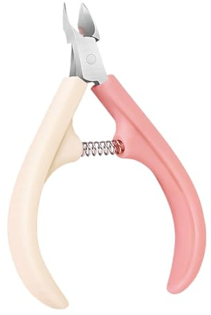 Tijeras de manicura profesionales - Recortadora de acero inoxidable, cortadora de piel muerta | Pinzas duraderas para cutículas de precisión, diseño ergonómico portátil, cómodo, herramienta