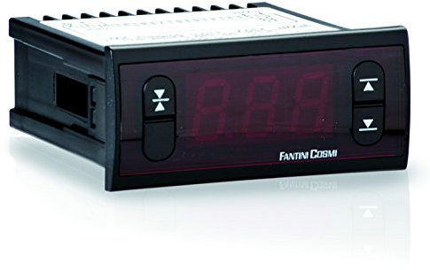 Fantini Cosmi L12BM Termometro con Display, 230 V, Nero
