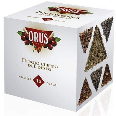 Té Rojo Cuerpo Del Deseo - Té para perder peso, digestivo y desintoxicante - Cafés Orús