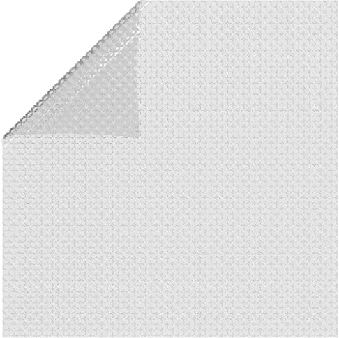 vidaXL Pellicola Galleggiante Solare PE Piscina 450x220 cm Grigia