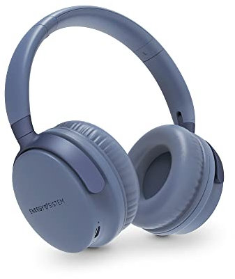 Energy Sistem Headphones Style 3 Denim Casque sans Fil Casques Pliables (Technologie sans Fil Bluetooth® 5.1, Deep Bass, HQ Voice Calls, Long Battery Life: 25 h) - Bleu