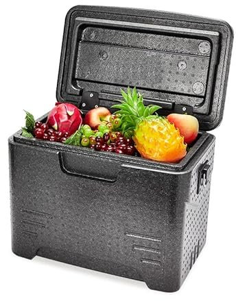 Opaeroo Wärmebox und Isolierbox mit Deckel Ultraleichte Angelbox Kühlbox Köderbox Hochdichte EPP-Schaum-Isolierbox 22 Liter