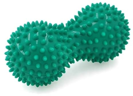 Erdnuss-Massageball, Fußmassage, Akupunkturpunkt, beruhigende Aktivität nach dem Fußgewölbe, Muskelentspannung, Yoga-Übung, Fitness (Color : Green)