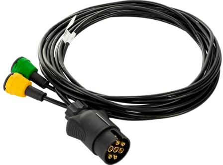 Faisceau électrique MANTES remorque 3,8 m FICHE BAÏONNETTE 7 BROCHES 2x 5 BROCHES