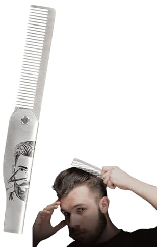 Kamm Für Den Schnurrbart Tragbare Haarbürste Aus Edelstahl Für Unterwegs