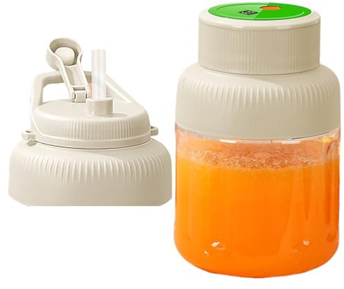 Exprimidor De Cítricos Eléctrico | Exprimidor Mini De Frutas,Taza Eléctrico Recargable 1300ml para Cocina, Comedor, Restaurante, Hogar y Reuniones