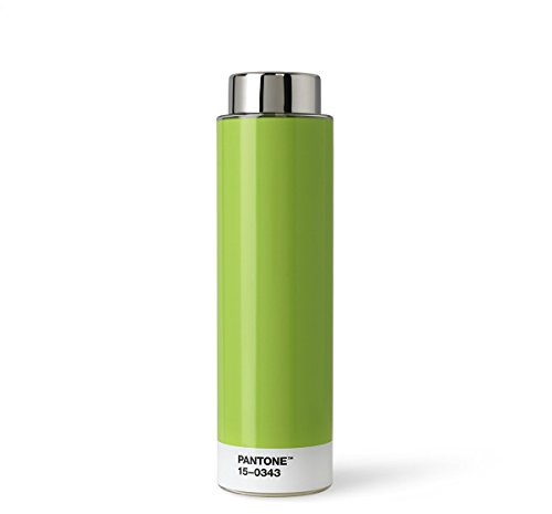 Copenhagen Design Pantone Drinking, Tritan (Plastic) Water Bottle, 500 ml, Green, Greenery 15-0343, Color of The Year 2017, Purple, one size