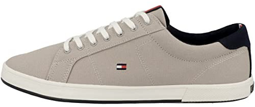 Tommy Hilfiger Herren Vulcanized Sneaker Iconic Long Lace Schuhe, Beige (Stone), 46 EU