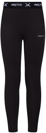 Arctix Girls Power Base Layer Pant, Black, Medium