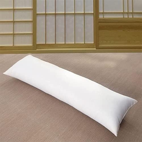 XUEQI 60x180cmLong Abrazando el Cuerpo Almohada Inserción Interior Anime Cuerpo Almohada Núcleo Almohada Blanca Cojín Interior (A 60x180cm)