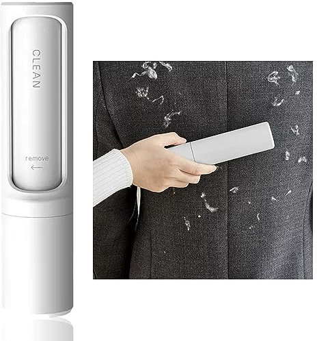 Lint Roller & Clothes Brush - White - by unel | Reusable, For Clothes, Furniture, Pet Hair, Dust & Fluff Remover