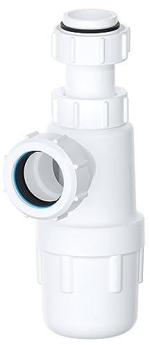 SPARES2GO Telescopic Waste Bottle Trap Bathroom Kitchen Sink Basin Urinal Bidet Seal Kit (32mm 1.25)