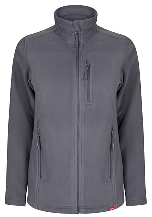 VELILLA 201502W Damen Fleecejacke, Grau, Größe L, grau, 42