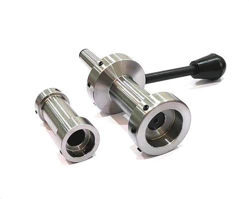 Buyohlic Rigid And More Precise- Lathe Tailstock Die Holder-Imperial Sizes Machine Tools (Morse Taper 3MT)