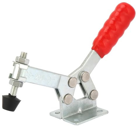 Morsetto a Levetta Orizzontale in Acciaio Al Carbonio da 1 Pezzo Utensile Manuale per Apparecchio Verticale per la Lavorazione del Legno Morsetto Forte e Affidabile per S