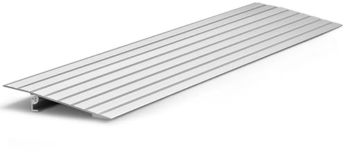 VEVOR Rampe de Seuil de Porte pour Fauteuil Roulant, Hauteur 26 mm, Capacité de Charge 363 kg, Rampe en Alliage Aluminium pour Fauteuils Roulants, Scooters, Fauteuils Électriques, Déambulateurs, Vélos